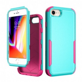 3in1 Hybrid Heavy Duty Defender Rugged Armor Military Grade Case For APPLE IPHONE SE2/7/8 In Green