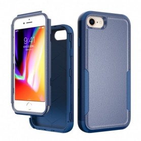 3in1 Hybrid Heavy Duty Defender Rugged Armor Military Grade Case For APPLE IPHONE SE2/7/8 In Blue