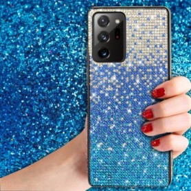 Design Diamond Case For SAMSUNG GALAXY NOTE 20 ULTRA In Blue