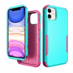 3in1 Hybrid Heavy Duty Defender Rugged Armor Case For APPLE IPHONE 11 In Green