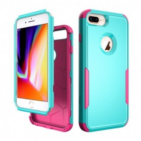 3in1 Hybrid Heavy Duty Defender Rugged Armor Case For APPLE IPHONE 7/8 PLUS  In Green