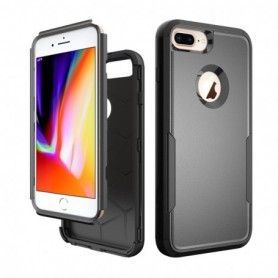3in1 Hybrid Heavy Duty Defender Rugged Armor Case For APPLE IPHONE 7/8 PLUS  In Black
