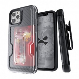 Iron Armor3  Black  Rugged Case + Holster with tempered glass for Apple iPhone 11 Pro