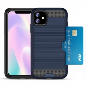 iPhone 11  SLIM ARMOR HYBRID CASE WITH CARD HOLDER IN NAVY