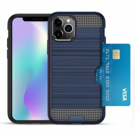 iPhone 11 PRO MAX SLIM ARMOR HYBRID CASE WITH CARD HOLDER IN NAVY