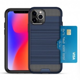 iPhone 11 PRO SLIM ARMOR HYBRID CASE WITH CARD HOLDER IN NAVY