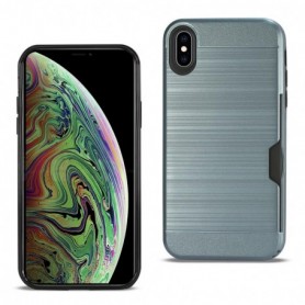 iPhone XS Max Slim Armor Hybrid Case With Card Holder In Navy