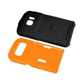 SAMSUNG GALAXY S6 CARD POCKET CASES-ORANGE