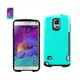 SAMSUNG GALAXY NOTE 4 CARD POCKET CASES-BLUE