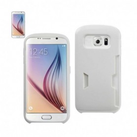 SAMSUNG GALAXY S6 CARD POCKET CASES-WHITE