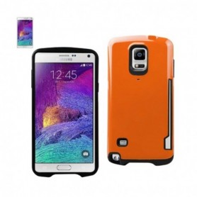 SAMSUNG GALAXY NOTE 4 CARD POCKET CASES-ORANGE