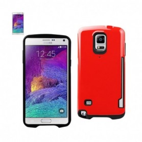 SAMSUNG GALAXY NOTE 4 CARD POCKET CASES-RED
