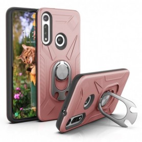 Motorola Moto G Fast Ultra Case with Ring Holder In Rose Gold