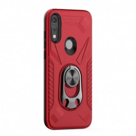 MOTOROLA E7 Case with Ring Holder In Red