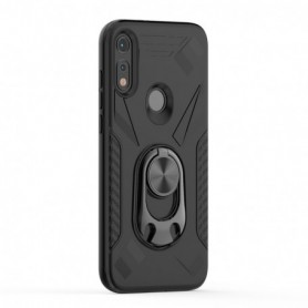 MOTOROLA E7 Case with Ring Holder In Black