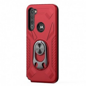 MOTOROLA G STYLUS Case with Ring Holder In Red