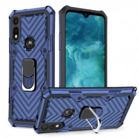 Kickstand Anti-Shock And Anti Falling Case for MOTOROLA E7 In Blue
