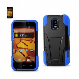 ZTE WARP 4G KICKSTAND CASES-NAVY BLACK