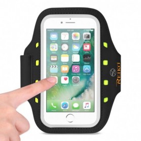 RUNNING SPORTS ARMBAND FOR IPHONE 7 PLUS/ 6S PLUS OR 5.5 INCHES DEVICE WITH LED IN BLACK
