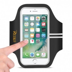 RUNNING SPORTS ARMBAND FOR IPHONE 7 PLUS/ 6S PLUS OR 5.5 INCHES DEVICE IN BLACK
