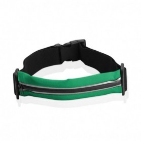 SPORTS STRETCH HIP WAIST PACK 7.87X1.77X1.77 INCHES INCHES IN GREEN