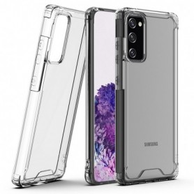 Samsung Galaxy S20 Fan Edition High quality TPU Bumper and Clarity PC Case In Clear