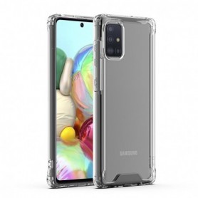 SAMSUNG GALAXY A71 High quality TPU Bumper and Clarity PC Case In Clear