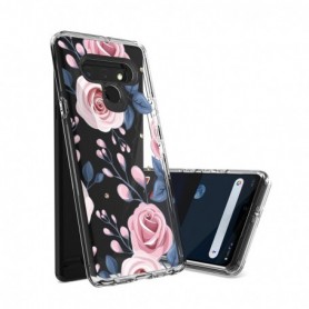 Pressed dried flower Design Phone case for LG Stylo 6 In Rose Gold