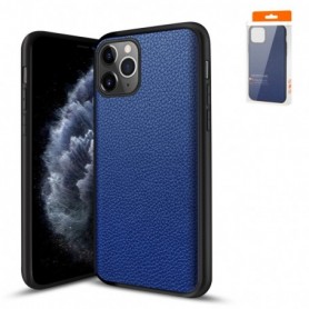 Premium PU Leather Outside and Flexible TPU Silicone Hybrid Slim Case for IPhone 11 PRO MAX