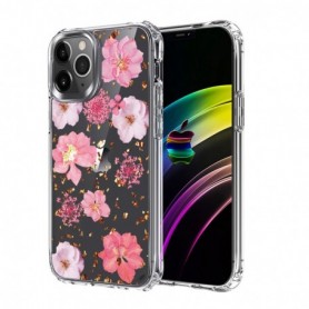 Pressed dried flower Design Phone case for APPLE IPHONE 11 PRO MAX in Pink