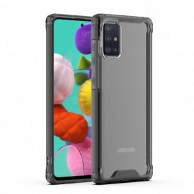 SAMSUNG GALAXY A51 High quality TPU Bumper and Clarity PC Case In Black
