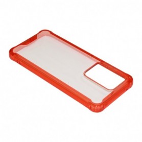 Samsung S20 ULTRA High quality Tpu Bumper and Clarity PC Case In Red