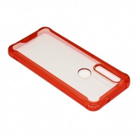 MOTOROLA G8 High quality Tpu Bumper and Clarity PC Case In Red