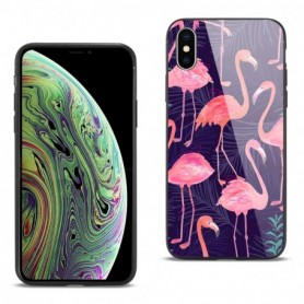 iPhone XS MAX Hard Glass Design TPU Case