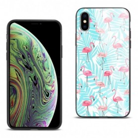 iPhone XS MAX Hard Glass Design TPU Case