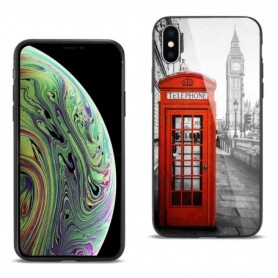 iPhone XS MAX Hard Glass Design TPU Case
