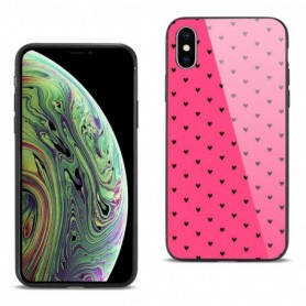 iPhone XS MAX Hard Glass Design TPU Case