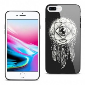 iPhone 8 Plus Hard Glass Design TPU Case