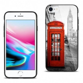 iPhone 7/8/SE2 Hard Glass Design TPU Case