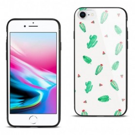 iPhone 7/8/SE2 Hard Glass Design TPU Case