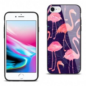 iPhone 7/8/SE2 Hard Glass Design TPU Case