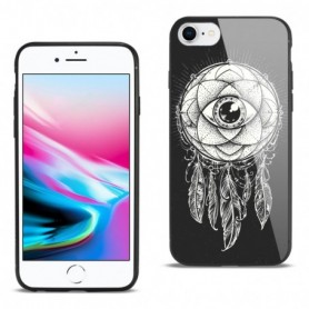 iPhone 7/8/SE2 Hard Glass Design TPU Case