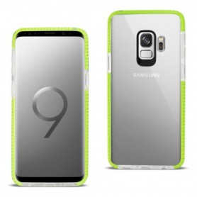 Samsung Galaxy S9 Soft Transparent TPU Case In Clear Green