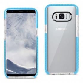SAMSUNG GALAXY S8/ SM SOFT TRANSPARENT TPU CASE IN CLEAR BLUE