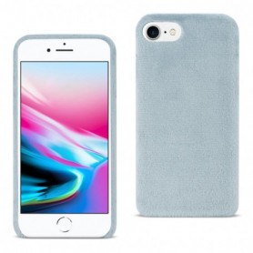iPhone 7/8/SE2 Fuzzy Fur Soft TPU Case In Gray