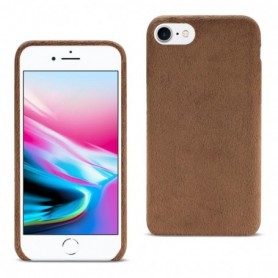 iPhone 7/8/SE2 Fuzzy Fur Soft TPU Case In Brown