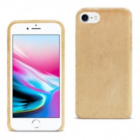 iPhone 7/8/SE2 Fuzzy Fur Soft TPU Case In Camel