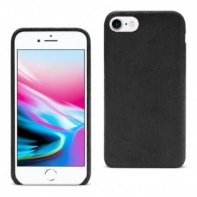 iPhone 7/8/SE2 Fuzzy Fur Soft TPU Case In Black