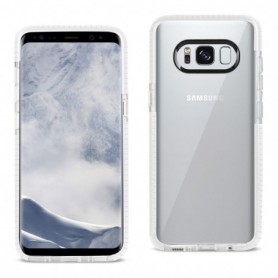 SAMSUNG GALAXY S8 EDGE/ S8 PLUS SOFT TRANSPARENT TPU CASE IN CLEAR WHITE