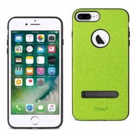 iPhone 8 Plus/ 7 Plus Rugged Texture TPU Protective Cover In Green